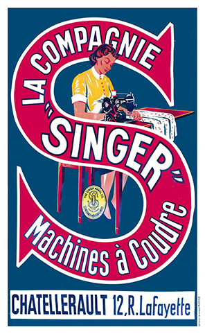 La compagnie Singer, machines à coudre
