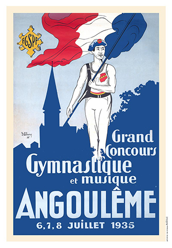 Grand concours de gymnastique et musique Angoulème