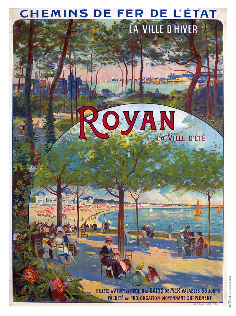 Royan, la ville d'hiver et la ville d'été