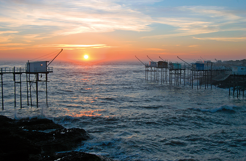 Soleil et carrelets