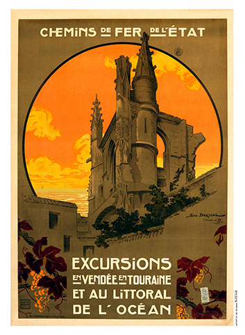 Excursions en Vendée, en Touraine et au Littoral de l'Océan