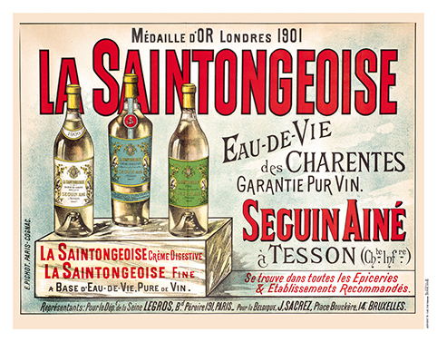 La Saintongeoise eau de vie des charentes crème digestive