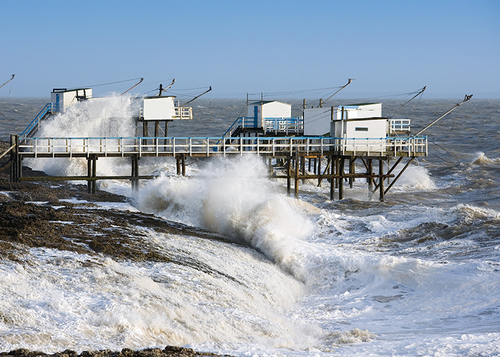 Carrelets dans la tempête