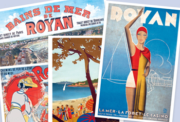 Lot de 7 cartes postales <br >Bains de Mer de Royan