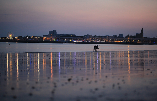 Crépuscule sur la baie